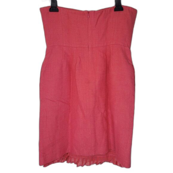 J. Crew Strapless Cotton Linen Dress - Picture 2 of 3